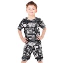 Skater-underground2 Kids  Tee and Shorts Set View1