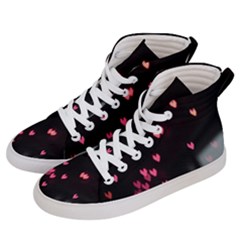 Love Valentine s Day Women s Hi-top Skate Sneakers by artworkshop