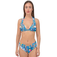 Beach Babes Double Strap Halter Bikini Set by PollyParadiseBoutique7