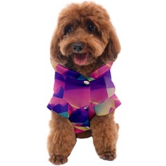 Abstract Geometric Landscape Art Dog Coat by danenraven