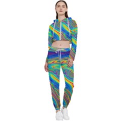 My Bubble Project Fit To Screen Cropped Zip Up Lounge Set by artworkshop