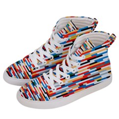 Pattern Wallpaper Women s Hi-top Skate Sneakers by artworkshop