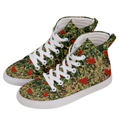 Valentine Day Heart Forest Women s Hi-top Skate Sneakers by artworkshop