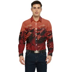 Valentines Gift Men s Long Sleeve Pocket Shirt  by artworkshop