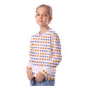 Abstract Dots Pattern T- Shirt Abstract Dots Pattern T- Shirt Kids  Long Sleeve Tee with Frill  View2