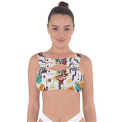 Celebrity  Bandaged Up Bikini Top by PollyParadiseBoutique7