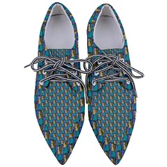 Evita Pop Art Style Graphic Motif Pattern Pointed Oxford Shoes by dflcprintsclothing