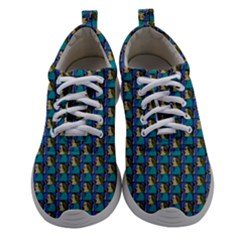 Evita Pop Art Style Graphic Motif Pattern Women Athletic Shoes by dflcprintsclothing