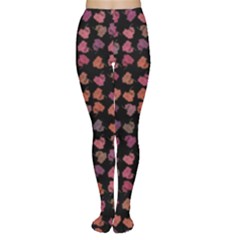 Mixed Colors Flowers Motif Pattern Tights by dflcprintsclothing