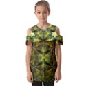 Fractal-fantasy-design-background- Fold Over Open Sleeve Top View1