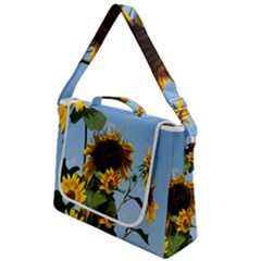 Sunflower Flower Yellow Box Up Messenger Bag by artworkshop