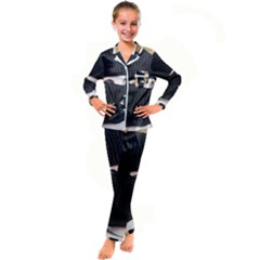 Ski Mask  Kid s Satin Long Sleeve Pajamas Set by Holyville