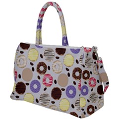 Donuts! Duffel Travel Bag by fructosebat