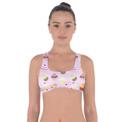 Cupcakes! Got No Strings Sports Bra by fructosebat