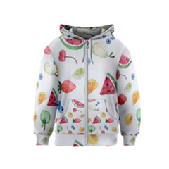 Fruit! Kids  Zipper Hoodie by fructosebat