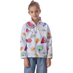 Fruit! Kids  Half Zip Hoodie by fructosebat