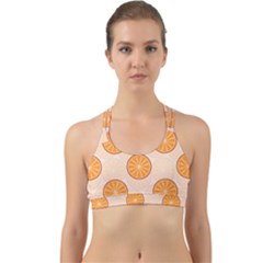 Orange Slices! Back Web Sports Bra by fructosebat