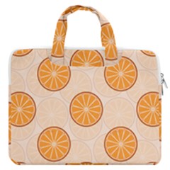 Orange Slices! Macbook Pro 13  Double Pocket Laptop Bag by fructosebat