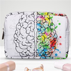 Brain-mind-psychology-idea-drawing Make Up Pouch (medium) by Jancukart