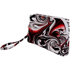 Modern Art Design Fantasy Surreal Wristlet Pouch Bag (small) by Ravend