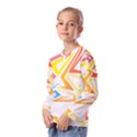 African Patterns T- Shirt Africa Is My Dna T- Shirt Kids  Long Sleeve Tee with Frill  View2