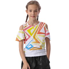 African Patterns T- Shirt Africa Is My Dna T- Shirt Kids  Butterfly Cutout Tee by maxcute