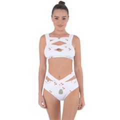 Avocado T- Shirtavocado Pattern T- Shirt Bandaged Up Bikini Set  by maxcute