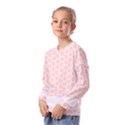 Basketball T- Shirt Basket Ball Pattern T- Shirt Kids  Long Sleeve Tee with Frill  View2