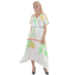 Bird Lover T- Shirtbird T- Shirt (23) Cross Front Sharkbite Hem Maxi Dress by maxcute