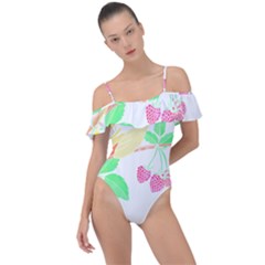 Bird Lover T- Shirtbird T- Shirt (26) Frill Detail One Piece Swimsuit by maxcute