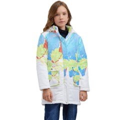 Bird Lover T- Shirtbird T- Shirt (9) Kid s Hooded Longline Puffer Jacket by maxcute