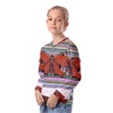 Butterfly Art T- Shirtbutterfly T- Shirt (8) Kids  Long Sleeve Tee with Frill  View2