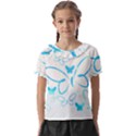 Butterfly T- Shirt Butterfly T- Shirt Kids  Frill Chiffon Blouse View1