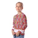 Colorful Design T- Shirt Bright Shells  T- Shirt Kids  Long Sleeve Tee with Frill  View2