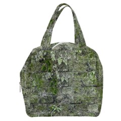 Old Stone Exterior Wall With Moss Boxy Hand Bag by dflcprintsclothing