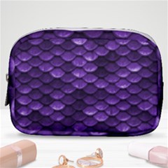 Purple Scales! Make Up Pouch (small) by fructosebat