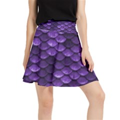 Purple Scales! Waistband Skirt by fructosebat