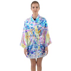 Fishing Lover T- Shirtfish T- Shirt (6) Long Sleeve Satin Kimono by maxcute