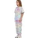 Flower Pattern T- Shirt Vintage Inspired Flower Botanical T- Shirt Kids  Tee and Pants Sports Set View2