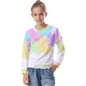 Flowers T- Shirt Just Flowers T- Shirt Kids  Long Sleeve Tee with Frill  View1