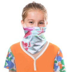 Hawaii T- Shirt Hawaii Floral Pattern T- Shirt Face Covering Bandana (kids) by maxcute