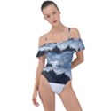 Iceberg T- Shirt Iceberg T- Shirt Frill Detail One Piece Swimsuit View1