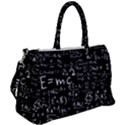 E=mc2 Text Science Albert Einstein Formula Mathematics Physics Duffel Travel Bag View2