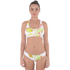 Leaves Design T- Shirtleaves T- Shirt Cross Back Hipster Bikini Set by maxcute