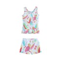 Owl T- Shirt Owl Pattern T- Shirt Kids  Boyleg Swimsuit View2