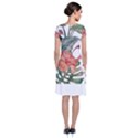 Tropical T- Shirt Tropical Fashion Florealense T- Shirt Short Sleeve Front Wrap Dress View2