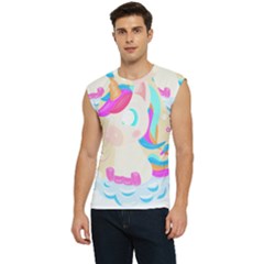 Unicorn Lover T- Shirt Cartoon Little Unicorn  T- Shirt Men s Raglan Cap Sleeve Tee by maxcute