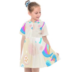 Unicorn Lover T- Shirt Cartoon Little Unicorn  T- Shirt Kids  Sailor Dress by maxcute