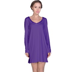 Lavender Twilight Long Sleeve Nightdress by HWDesign