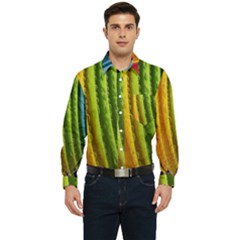  Colorful Illustrations Men s Long Sleeve Pocket Shirt  by artworkshop